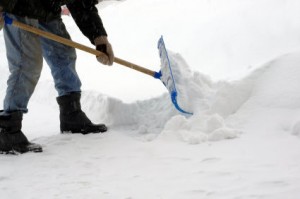 snow shoveling